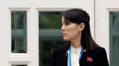 Kim Yo-Jong, first vice department director of the ruling Workers’ Party’s Central Committee © REUTERS/Leah Millis