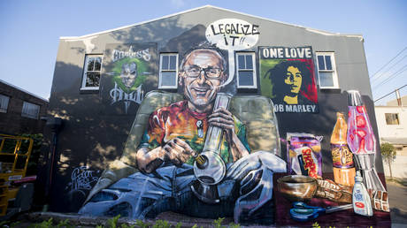 FILE PHOTO A mural of Senator Richard Di Natale is seen in the Sydney suburb of Newtown on April 20, 2018 in Sydney, Australia. © Getty Images/Cole Bennetts