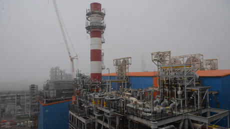 FILE PHOTO Construction site of the Yamal NLG plant and the Sabetta sea port. © Sputnik / Sergey Mamontov