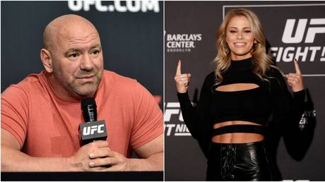 UFC boss Dana White and free agent Paige VanZant. © Getty Images / Zuffa LLC