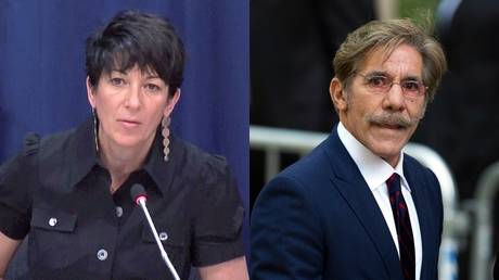 Ghislaine Maxwell speaks at the United Nations in New York/Geraldo Rivera at Joan Rivers' funeral in New York