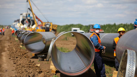 FILE PHOTO: A construction site on the extension of Russia's TurkStream gas pipeline in Letnitsa, Bulgaria © Reuters / Stoyan Nenov