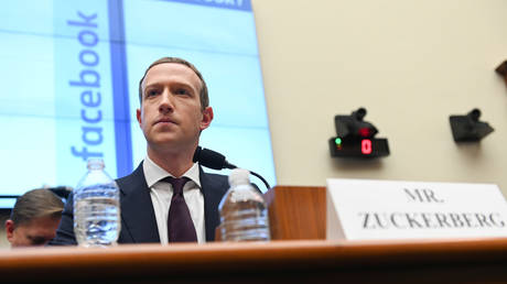 Facebook CEO Mark Zuckerberg testifies before Congress,  October 23, 2019 file photo.