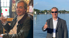 ‘Cheers!’: Farage hits back at claims he broke lockdown rules for pint in local pub