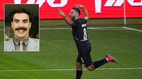 'Is that Borat on the commentary?' MERCILESS fans mock Russian football commentator as he goes viral for all wrong reasons (VIDEO)