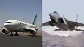 'Air terrorism': Iran rages at US F-15s shadowing its commercial aircraft over Syria