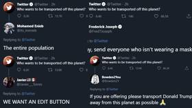 Twitter asks ‘who wants to be transported OFF THIS PLANET’... gets over 10k comments totally not about NASA’s Mars mission
