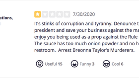 Pizza restaurant FLOODED with negative reviews after Trump endorsement