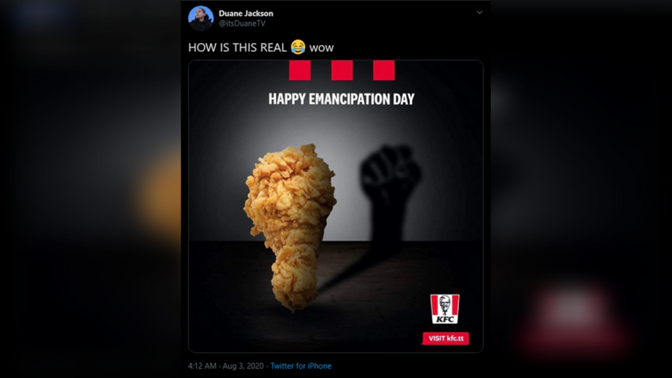 KFC gets deep-fried after posting ‘black power’ chicken drumstick to