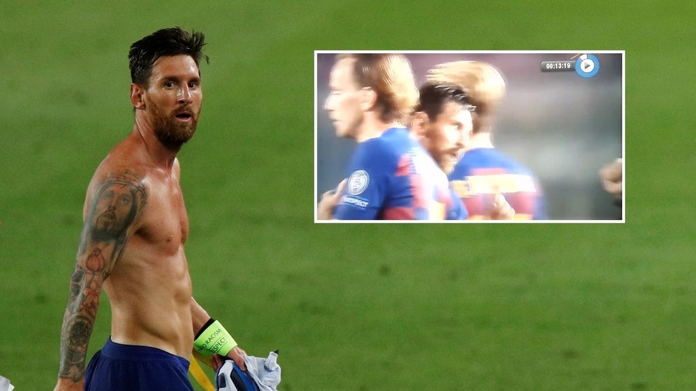 WATCH: Angry Lionel Messi 'REFUSES To Shake Referee's Hand' After VAR ...