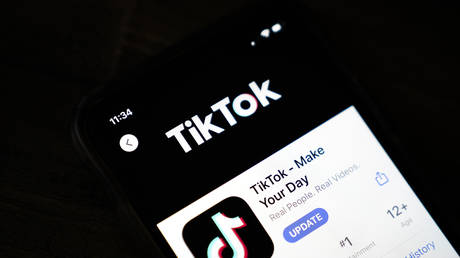 FILE PHOTO: TikTok app on a smartphone. August 7, 2020. © Drew Angerer / Getty Images North America / AFP