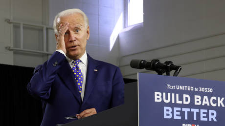 FILE PHOTO: Democratic presidential candidate Joe Biden holds campaign event in Wilmington, Delaware