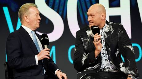 Promoter and fighter: Frank Warren and Tyson Fury