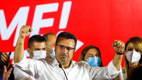 Zoran Zaev in Skopje, North Macedonia, July 16, 2020. © Reuters / Ognen Teofilovski