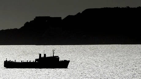 FILE PHOTO: An oil tanker is seen in the sea arriving at Puerto La Cruz refinery in Venezuela.