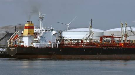 The gas tanker Luca, one of the four seized by the US last week © UN Department of Justice