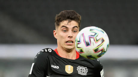 Kai Havertz is on the verge of completing his transfer to Chelsea © Alexander Hassenstein / Pool via Reuters