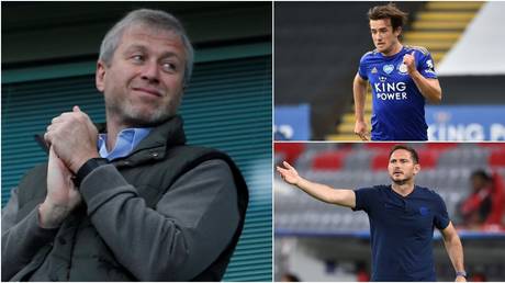 Chelsea owner Roman Abramovich is set to back manager Frank Lampard again and splash out on defender Ben Chilwell. © Reuters / Getty Images