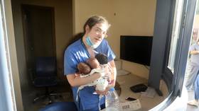 ‘Fear left when we found they were OK’: Nurse who saved 3 newborns in viral Beirut photo returns to blast-hit hospital (WATCH)