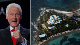 ‘Can’t make this up’: Photos of Bill Clinton being MASSAGED by Epstein ‘sex slave’ surface just in time for Dem convention speech
