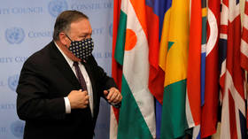 US ready ‘to block Russia & China’ if they disregard Iran sanctions, Pompeo warns, as Washington pushes for UN ‘snapback’