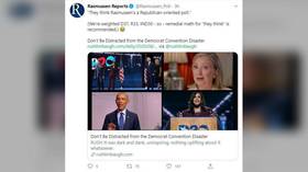 As Democrats deliver 4-point poll boost to TRUMP, media spin says convention bounce ‘not the point’