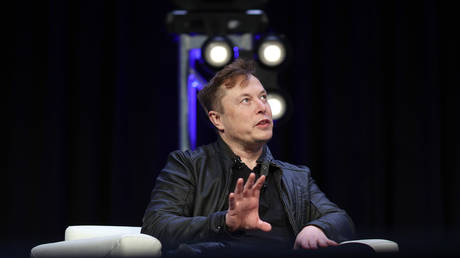 FILE PHOTO: Elon Musk, founder and chief engineer of SpaceX speaks at the 2020 Satellite Conference and Exhibition March 9, 2020 in Washington, DC