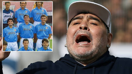Napoli have apologized to Diego Maradona over the 1990 Super Cup Final when they beat Juventus © Instagram / Maradona | Agustin Marcarian / Reuters