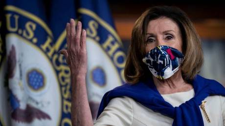 Nancy Pelosi has called for a national mandate requiring all Americans to wear masks.