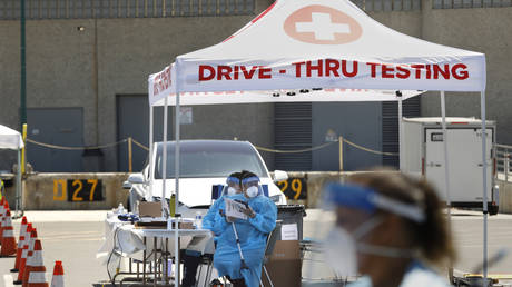 FILE PHOTO: Clinicians from 360 Clinic are administering the test kits, but citizens will do their own sample taking
