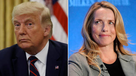 (L) Donald Trump © Reuters/Leah Millis; (R) Laurene Powell Jobs © Reuters/Gus Ruelas