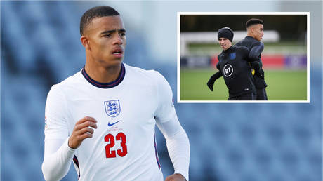 England's Mason Greenwood and Phil Foden - Reuters / John Sibley (main); Reuters / Carl Recine (inset)