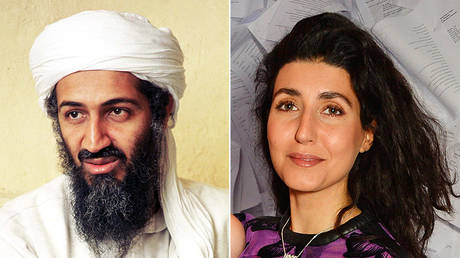 (L) Osama bin Laden © Universal History Archive/Getty Images; (R) Noor Bin Laden © Getty Images/David M. Benett/Dave Benett