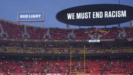 Many fans bristled at being immersed in preachy political messages in the NFL's season opener.