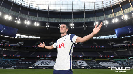 Gareth Bale has returned to Spurs with expectations high. © Twitter @SpursOfficial