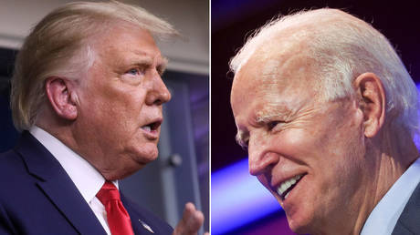 (L) Donald Trump © REUTERS/Leah Millis; (R) Joe Biden © REUTERS/Jonathan Ernst