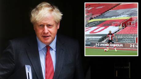 Behind closed doors: UK sports will have to take place without fans, confirmed Prime Minister Boris Johnson