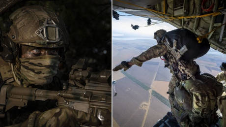 Some 250 British paratroopers dropped into 'Russia's backyard' in Ukraine recently © Medium.com/UK Ministry of Defence