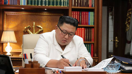 North Korea’s leader Kim Jong-un in Pyongyang, North Korea. September 2020. © Reuters / KCNA