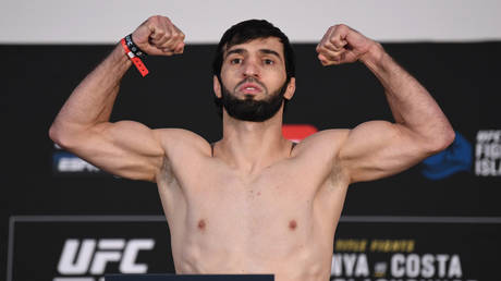 Zubaira Tukhugov failed to make weight for his contest on Fight Island. © Getty Images