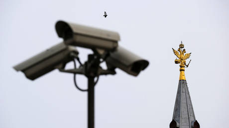 CCTV cameras in central Moscow