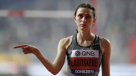 Russian world high jump queen Maria Lasitskene. © Reuters