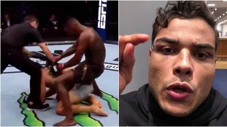 UFC fighter Paulo Costa has vowed revenge against Israel Adesanya. © Screenshot Twitter / Instagram @borrachinhamma