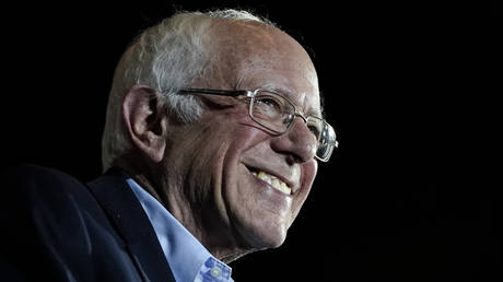 Democratic presidential candidate Sen. Bernie Sanders (I-VT) speaks after winning the Nevada caucuses during a campaign rally at Cowboys Dancehall on February 22, 2020 in San Antonio, Texas.