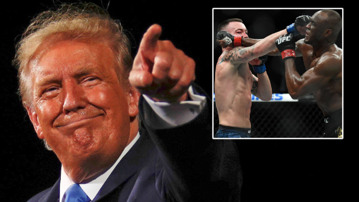 You Look Better Without A Suit Trump Pays Bitter Covington Rival Usman Bizarre Tribute As Us President Continues To Court Ufc Rt Sport News