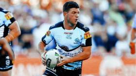 'Is that a TOOTH?!' Australian Rugby League player faces ban after VIOLENT on-pitch collision (VIDEO)