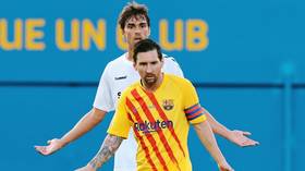'Stop kicking me, a**hole!' Lionel Messi lashes out at aggressive opponent as he makes his Barcelona return