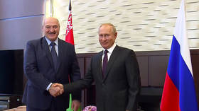 Kremlin says it considers Lukashenko to be legitimate president of Belarus, as Putin agrees a $1.5 billion loan for Minsk