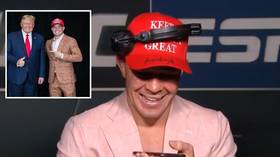 'I'm proud of you man': Trump calls no. 1 fan Colby Covington after he dominates Woodley at UFC Vegas (VIDEO)
