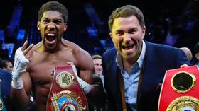'Even Stevie Wonder can see it coming!' Anthony Joshua MOCKED for 'slow' training footage... but is he trolling fans? (VIDEO)
